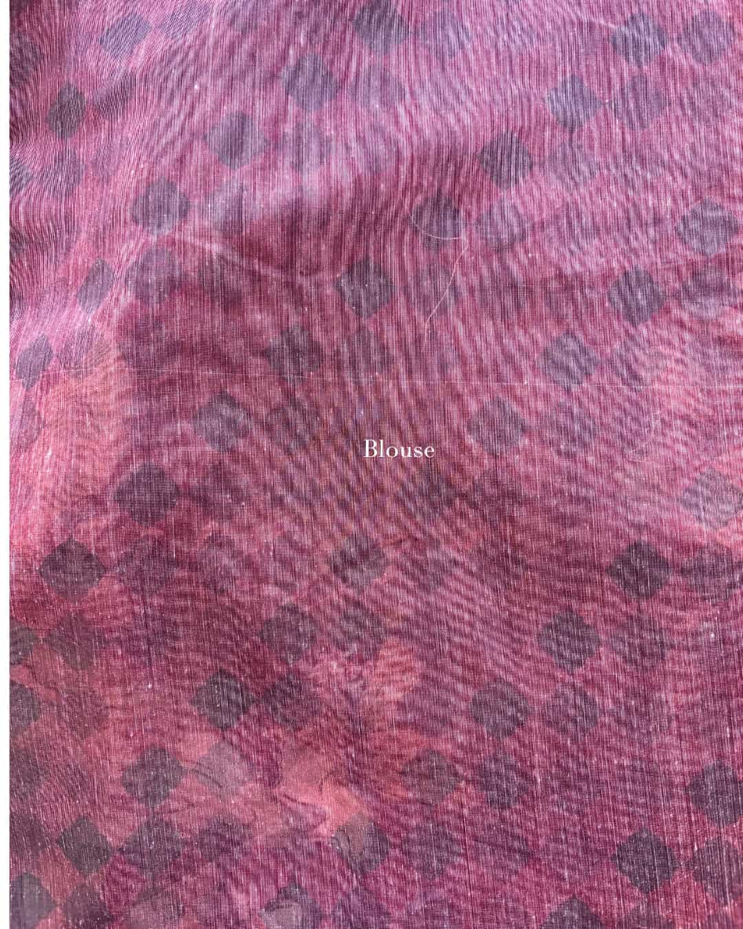 Chanderi Silk with Kantha Work