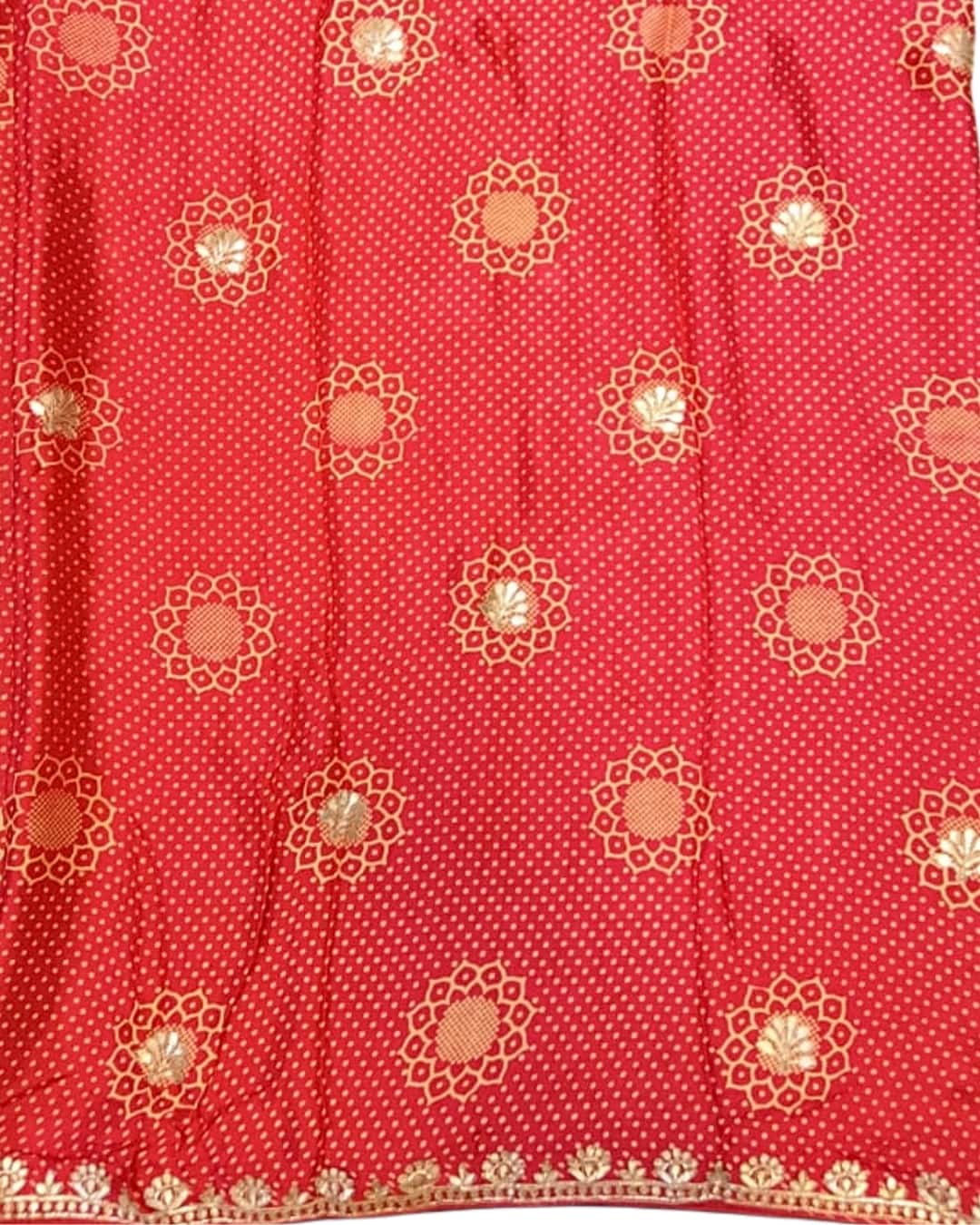Gajji Silk Saree with Gotta Patti Work 