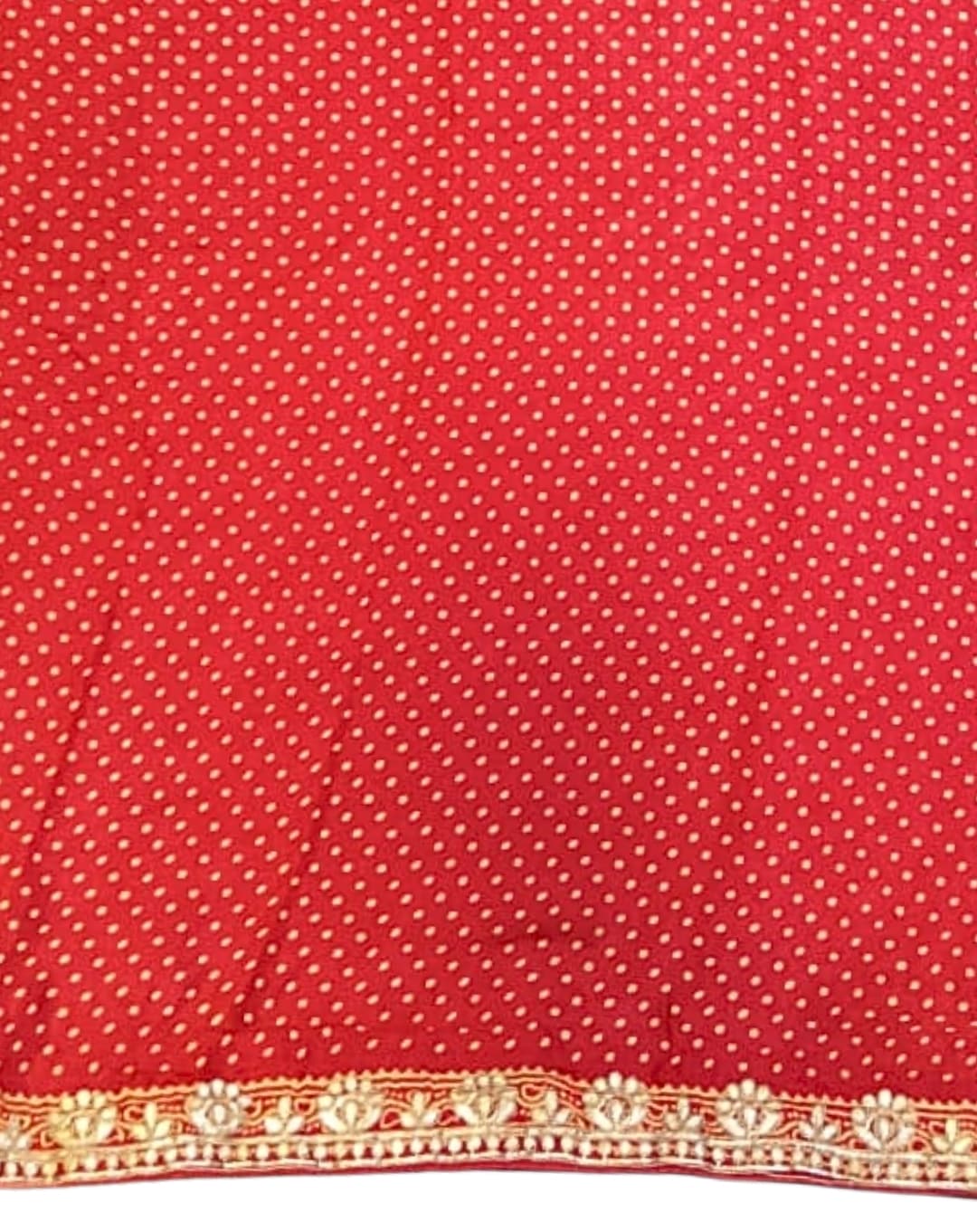Gajji Silk Saree with Gotta Patti Work 