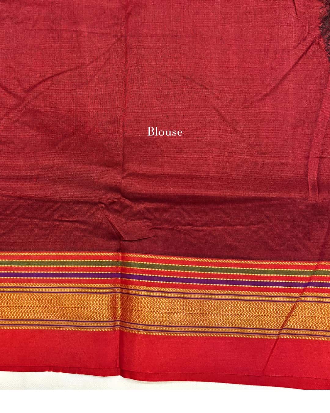 Ilkal Silk Saree with Kasuthi Hand Embroidery