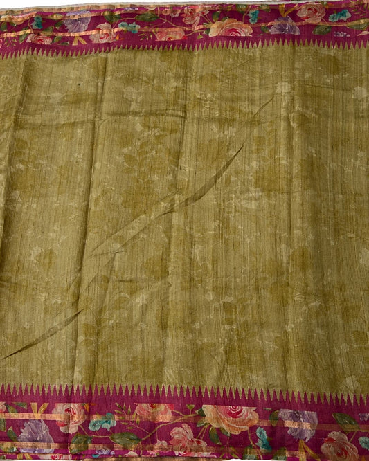 Pure Desi Tussar Silk Saree