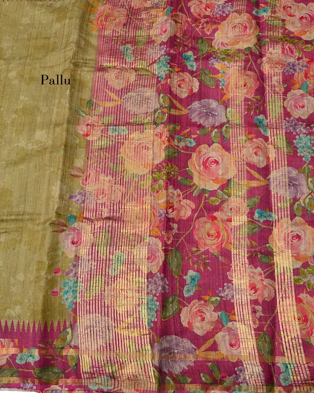 Pure Desi Tussar Silk Saree