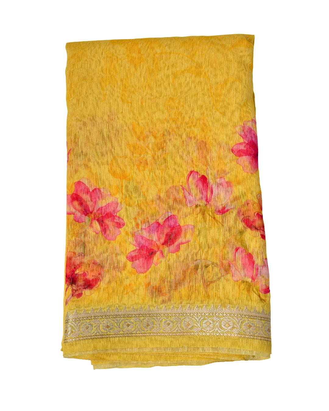 Pure Linen Silk Saree