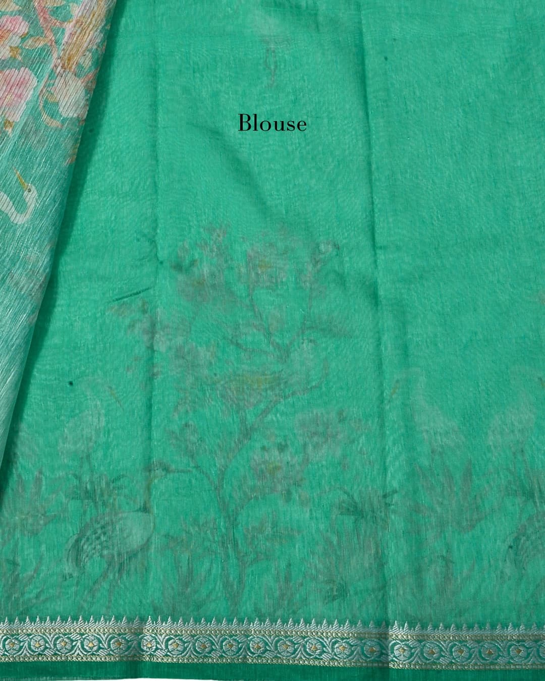 Pure Linen Silk Saree
