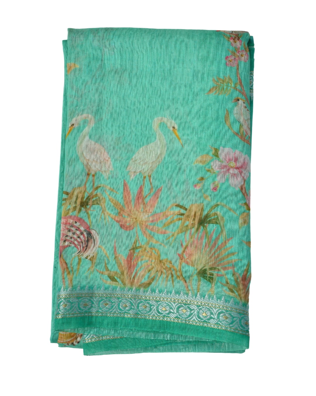 Pure Linen Silk Saree