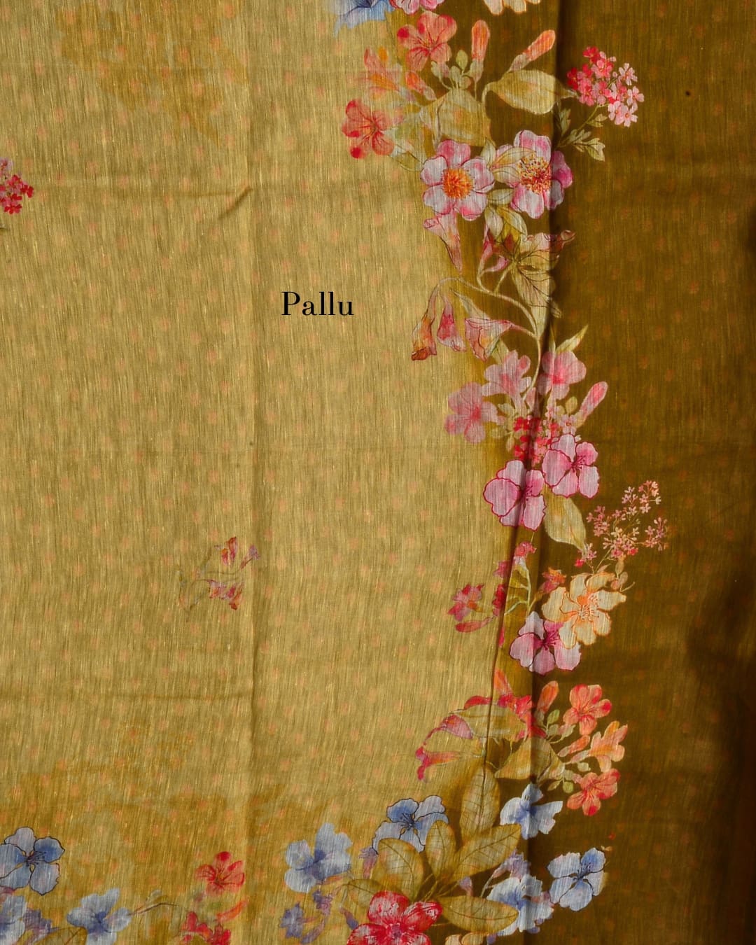 Pure Linen Silk Saree