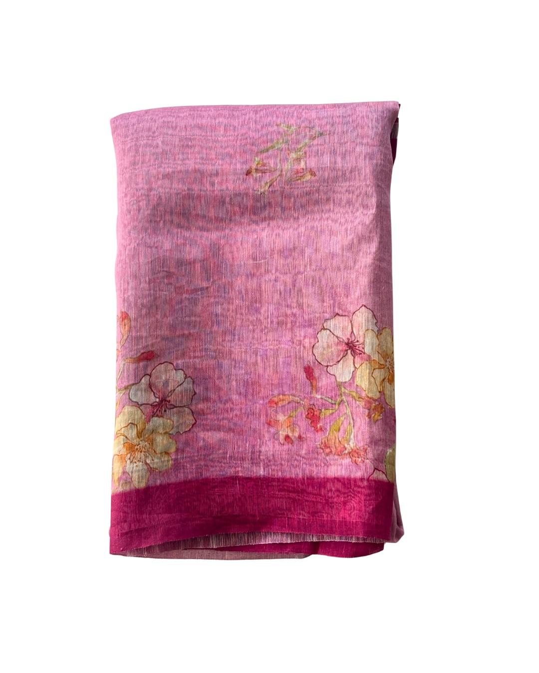 Pure Linen Silk Saree